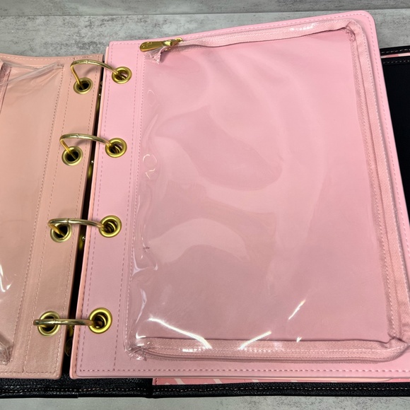 Beauty Binder Makeup Organizer with 3 See Through Files, Cosmetic Display - Picture 7 of 16